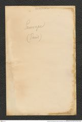 Nachlass Franz Steindachner, Brief von Sauvage an Franz Steindachner (18.05.1879), Inv.Nr. 439.01, Seite 1